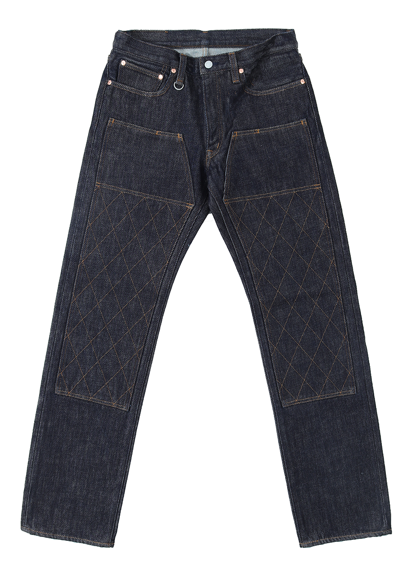 21oz Double Knee Straight Jeans - KOJIMA GENES